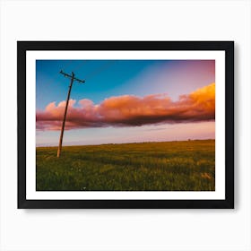 Cotton Candy Skies Art Print