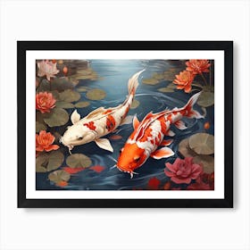 Koi Fish 10 Art Print