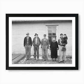 Part Of Family Of Charles H, Mitchell, Sixty Three Years Old, Mitchell Has Rented Farms In The Past But, Because Of Art Print