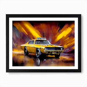 Yellow Car 1 Art Print