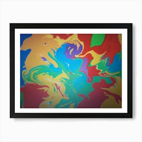 Abstract 13 By Binod Dawadi Art Print