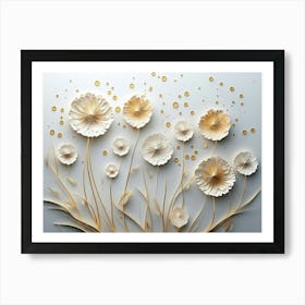 Paper Flowers 79 Art Print