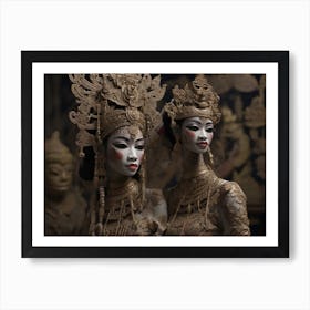 Ancient women Art Print