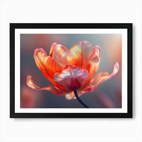 Tulips artwork 009 Art Print