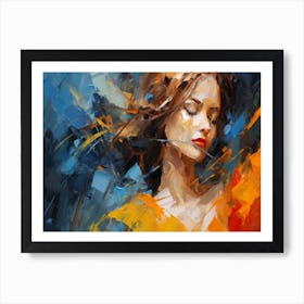 Portrait Of A Woman 6 Art Print