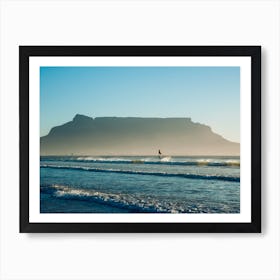 Tablemountain Windsurfer Art Print