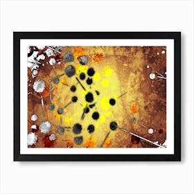 Abstraction Art Illustration In Painting Digital Style 19 Art Print