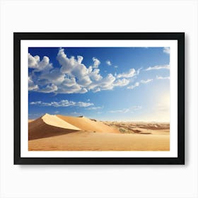 Sand Dunes In The Desert 2 Art Print