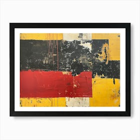 Red And Yellow Art Print