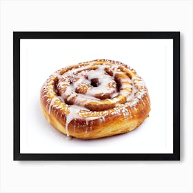 Cinnamon Bun With Icing Art Print