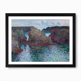 Rocks At Port Goulphar, Belle Île (1886), Claude Monet Art Print