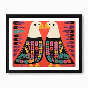 Albatross 1 Folk Style Animal Illustration Art Print