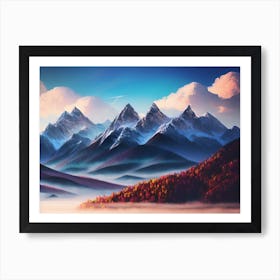 Mountain Landscape 38 Art Print