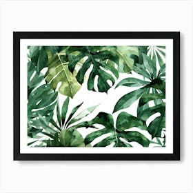 Tropical Leaves 131 Art Print