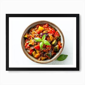 Vegetable Stew In A Bowl 24 Art Print