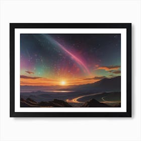 Alien Planet 19 Art Print