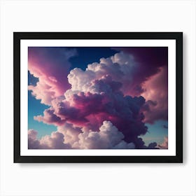 Colored Clouds Art Print