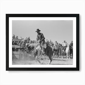 Untitled Photo, Possibly Related To Cowboy At Bean Day Rodeo, Wagon Mound, New Mexico By Russell Lee 3 Art Print