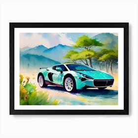 Lamborghini 1 Art Print