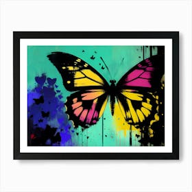 Butterfly - Butterfly Stock Videos & Royalty-Free Footage 10 Art Print