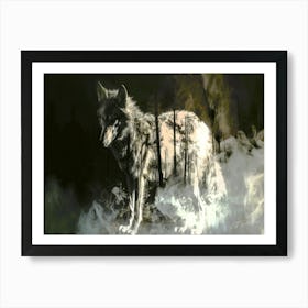 Canis - Wolf In The Forest Art Print