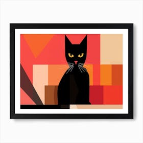 Cat Art 1 Art Print