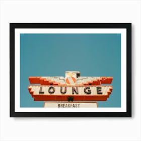 Route 66 V on Film Art Print