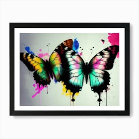 Butterfly Painting 193 Art Print