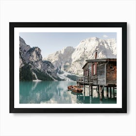 Cabin In The Mountains Italy Art Print