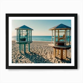 Default Beaches And The Sea It Gives A Sense Of Freshness And 3 Art Print