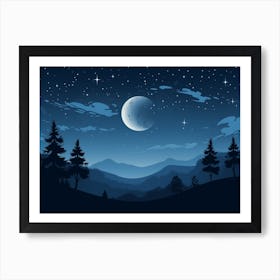 Night Sky Art Print Art Print