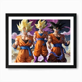 Dragon Ball Z 25 Art Print