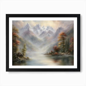 Mountain Lake Art Print