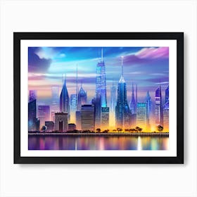 Cityscape 76 Art Print