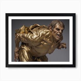 Golden Hunchback Art Print