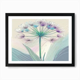 Allium 32 Art Print