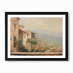 City By The Sea Art Print