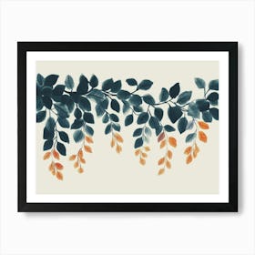 Branches With Leaves Artwork 1 Art Print