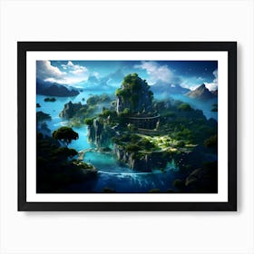 Fantasy Island 1 Art Print