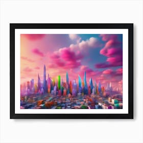 Cityscape 3 Art Print