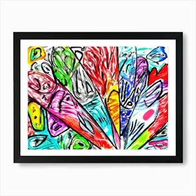 Abstract Painting 746 Art Print