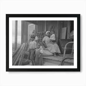 Southeast Missouri Farms, Family Of Fsa (Farm Security Administration) Client Before Moving From Old House By Art Print