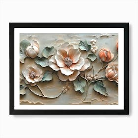 Floral Wall Art Art Print