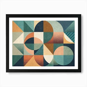 Geometric Abstract Pattern Art Print