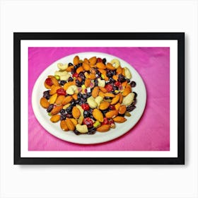 Plate Of Nuts Art Print