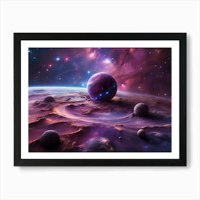 Nebula Paintings Art Print 1 Art Print