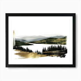 Landscape Painting 46 Art Print