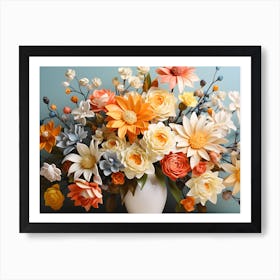 Bouquet Breeze Where Art Print