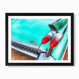 Cadillac Automobile Details Art Print