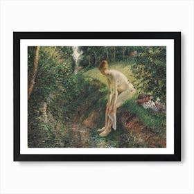Bather In The Woods, Camille Pissarro Art Print